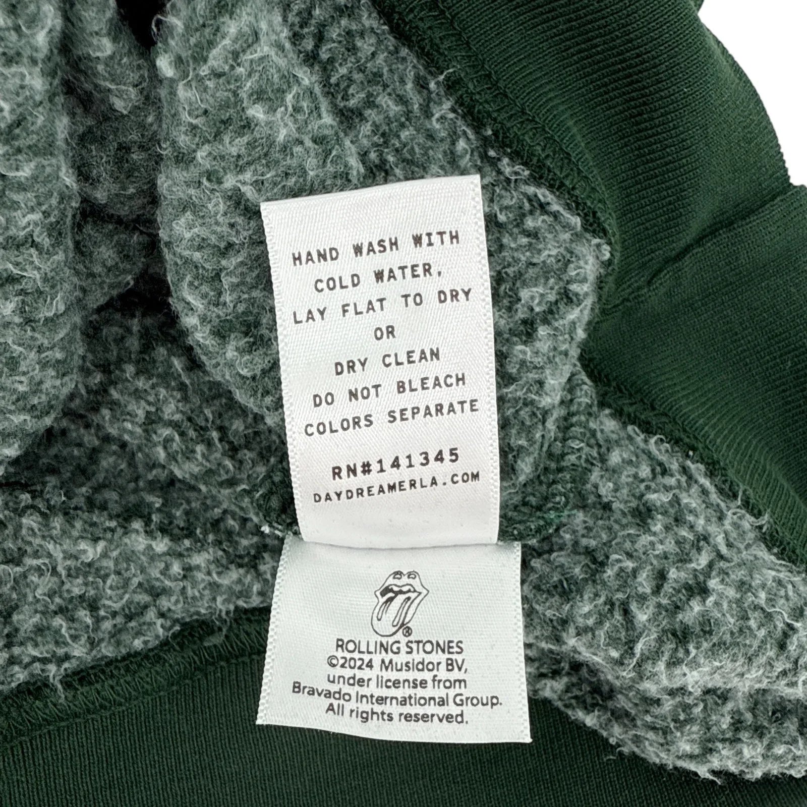 DAYDREAMER Rolling Stones 1981 US Tour Vintage Sweatshirt in Vintage Green XS - flyKAMP
