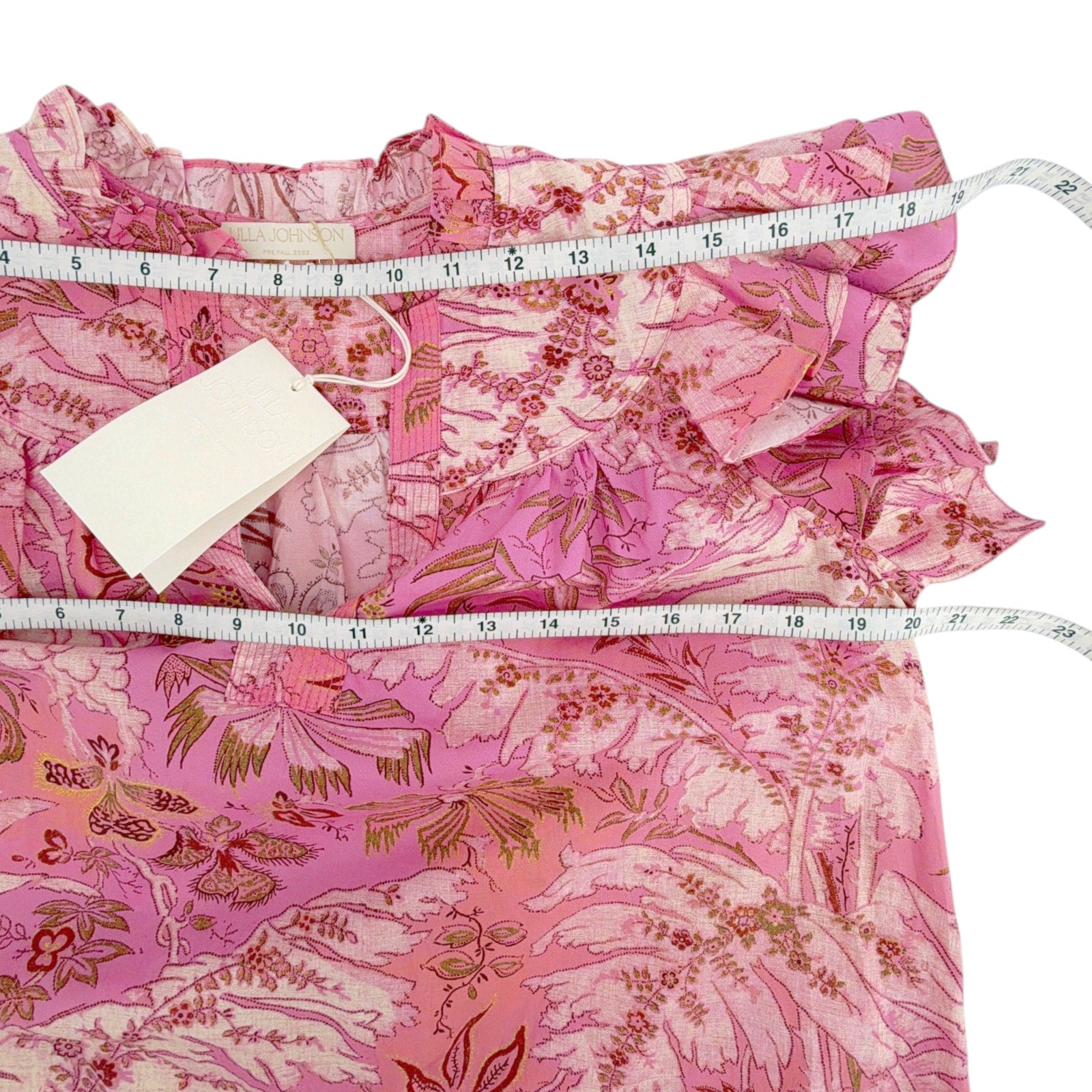 ULLA JOHNSON Lei Top in Camellia 2 Ulla Johnson