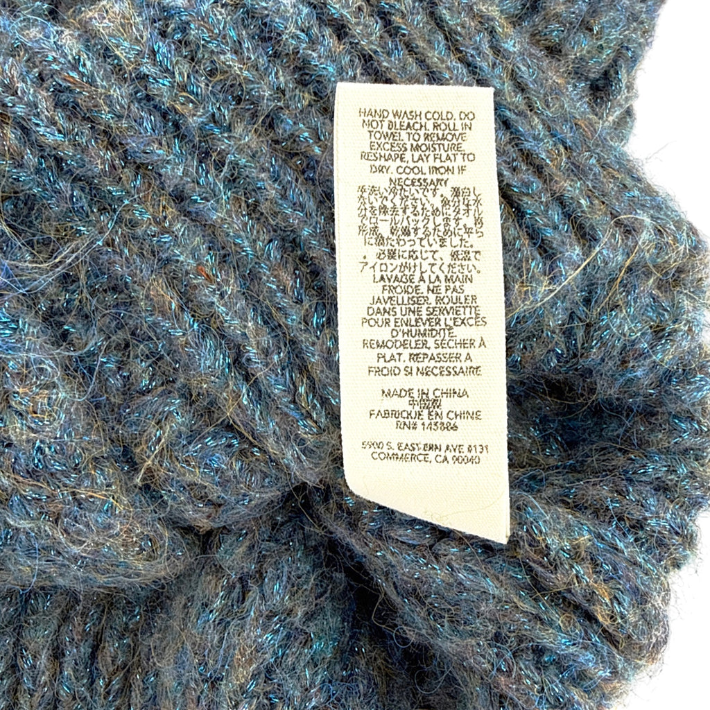 The GREAT. The Frond Montana Cardigan in Pine Needle Shimmer 1 | S The Great.