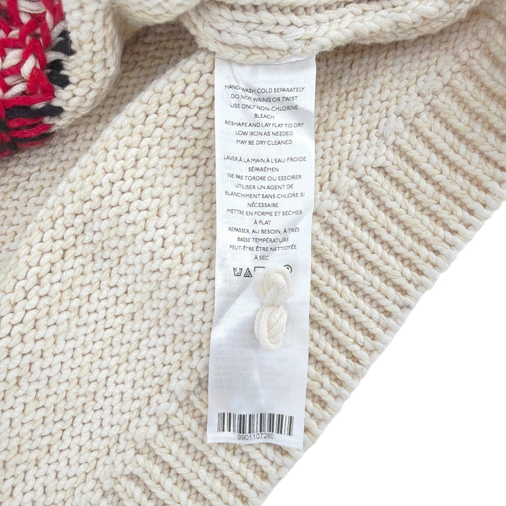ANTHROPOLOGIE Maeve Lovestruck Long-Sleeve Crew-Neck Sweater XS Anthropologie