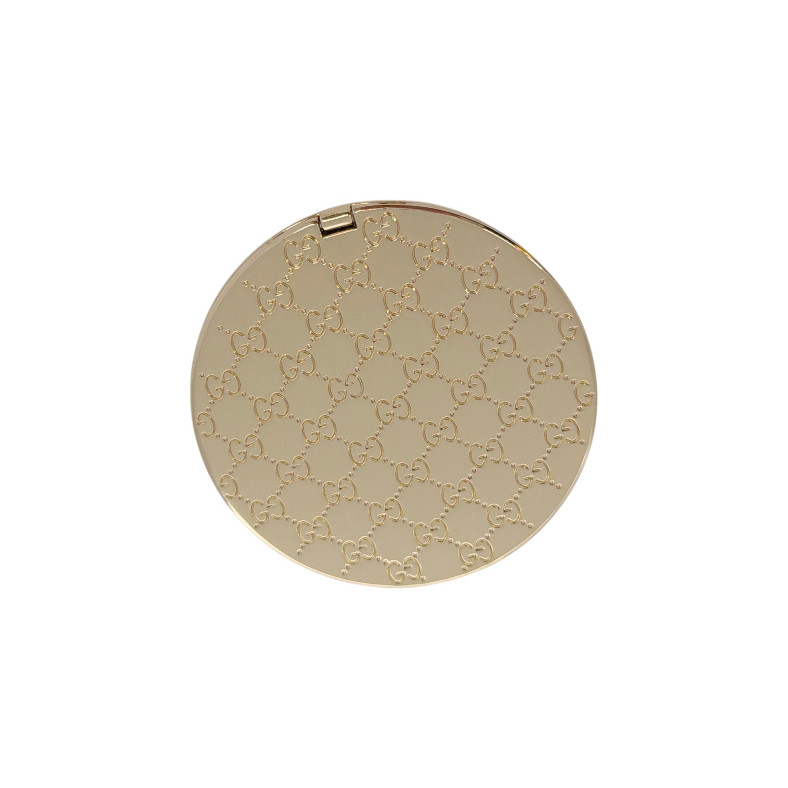 GUCCI Parfums GG Embossed Compact Double-Sided Mirror in Gold Gucci