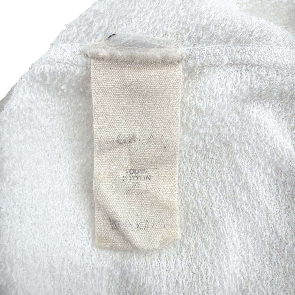 THE GREAT. The Short Sleeve Sweatshirt in True White 0|XS The Great.
