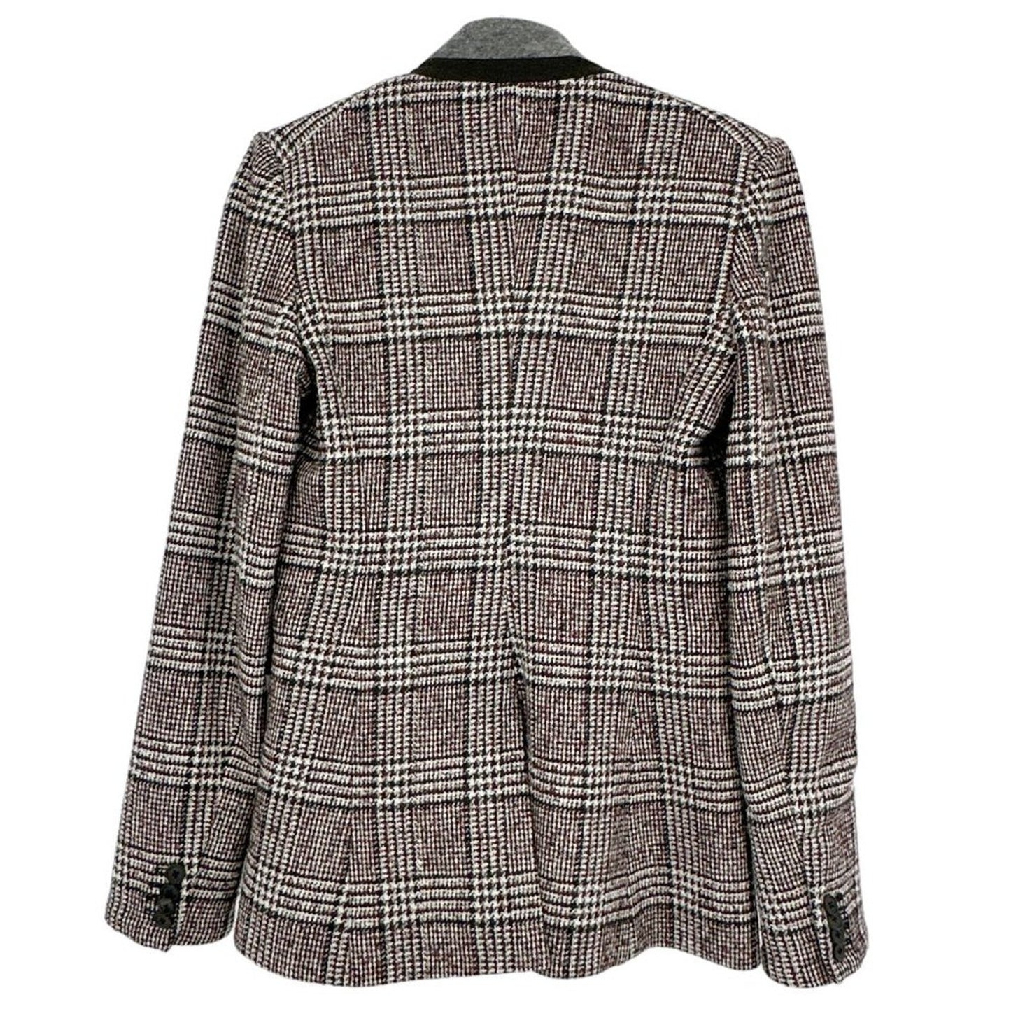 VERONICA BEARD Upcollar Cutaway Dickey Jacket Blazer 0