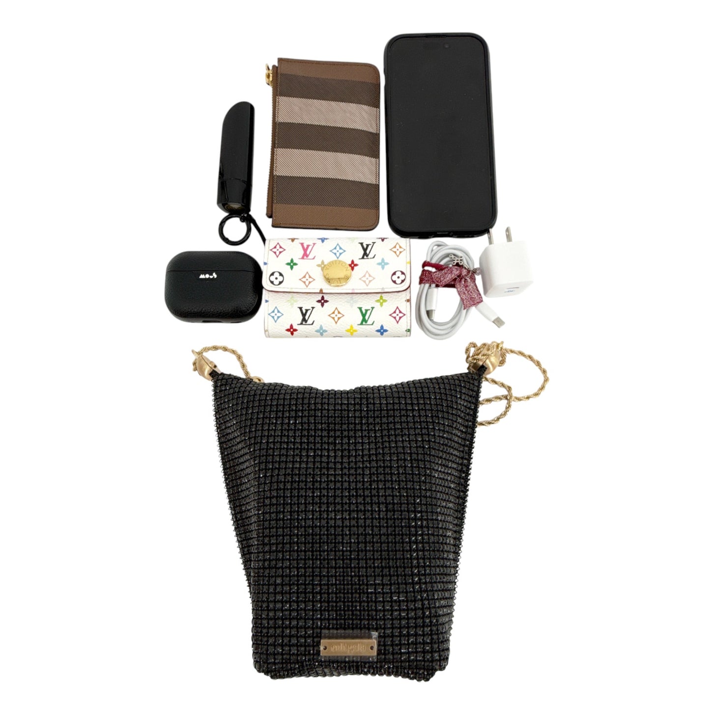 CULT GAIA Rue Wristlet Bag in Black