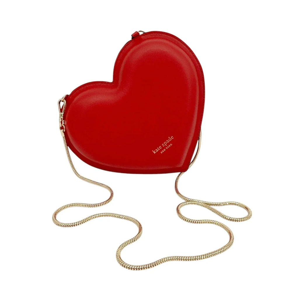 KATE SPADE New York 3D Heart Crossbody Bag+Logo Webbing Bag Strap - flyKAMP