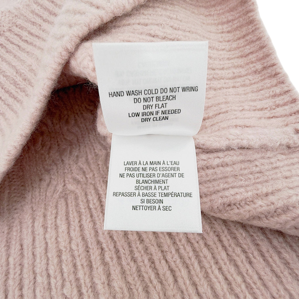FAVORITE DAUGHTER The Oversized Cable Sweater in Whimsical Rose S Favorite Daughter