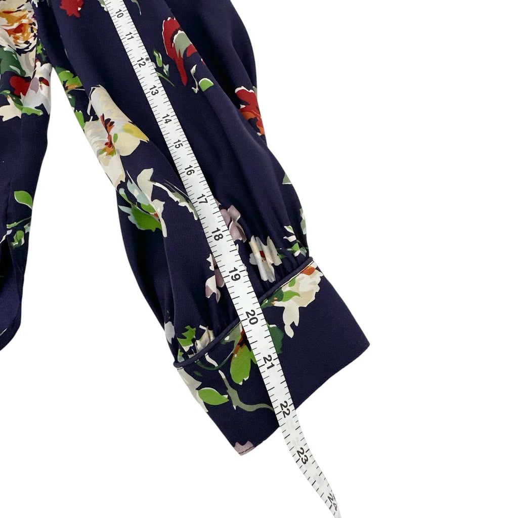 THE GREAT. The Boudoir Button Up Silk Shirt 0|XS - flyKAMP