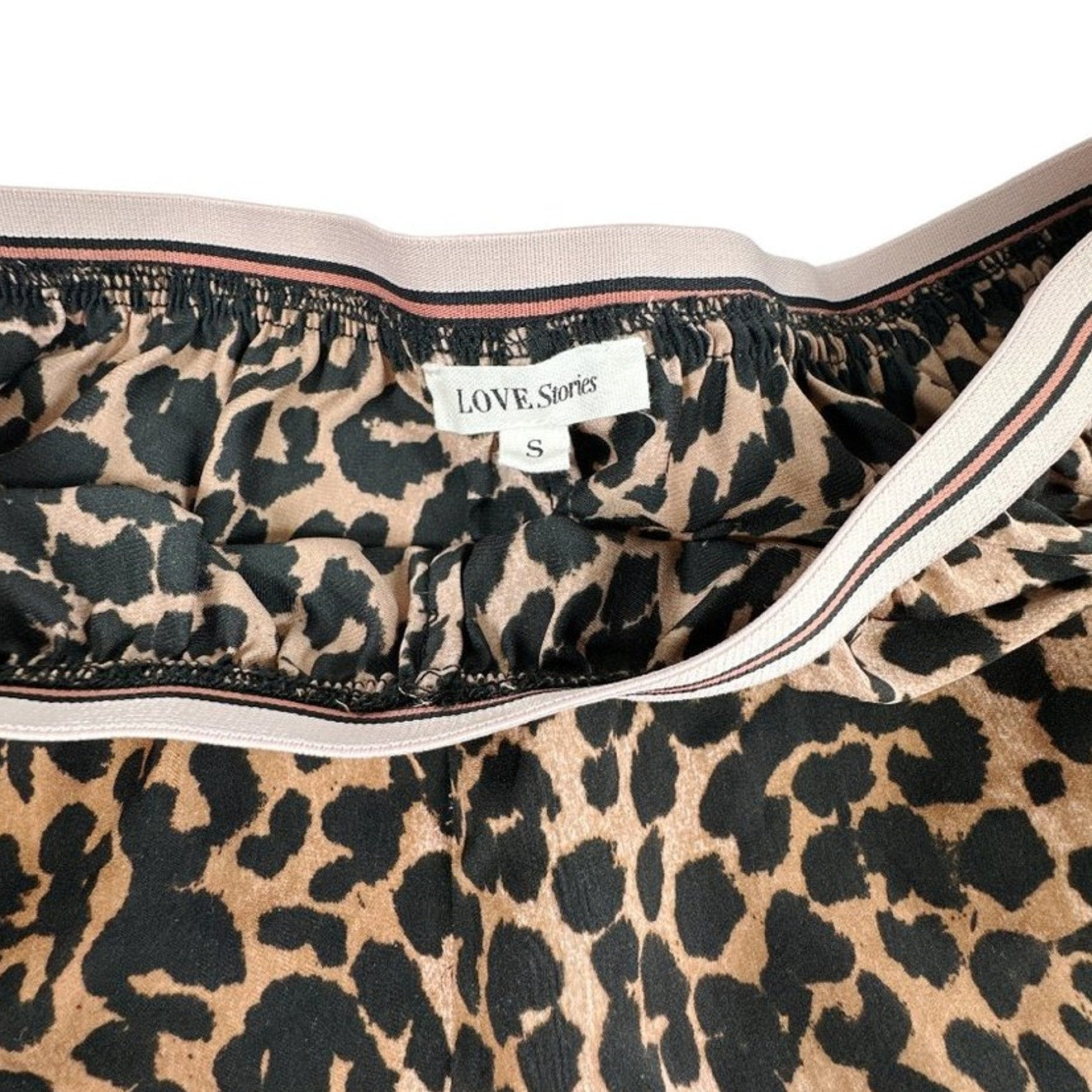 LOVE STORIES Edie Leopard Print Short S