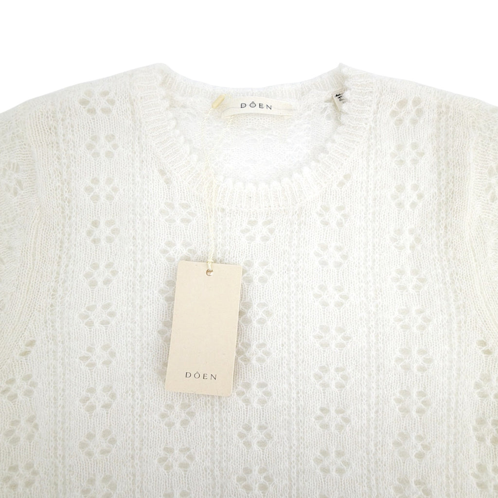 DOEN Monica Sweater in Ivory M Doen