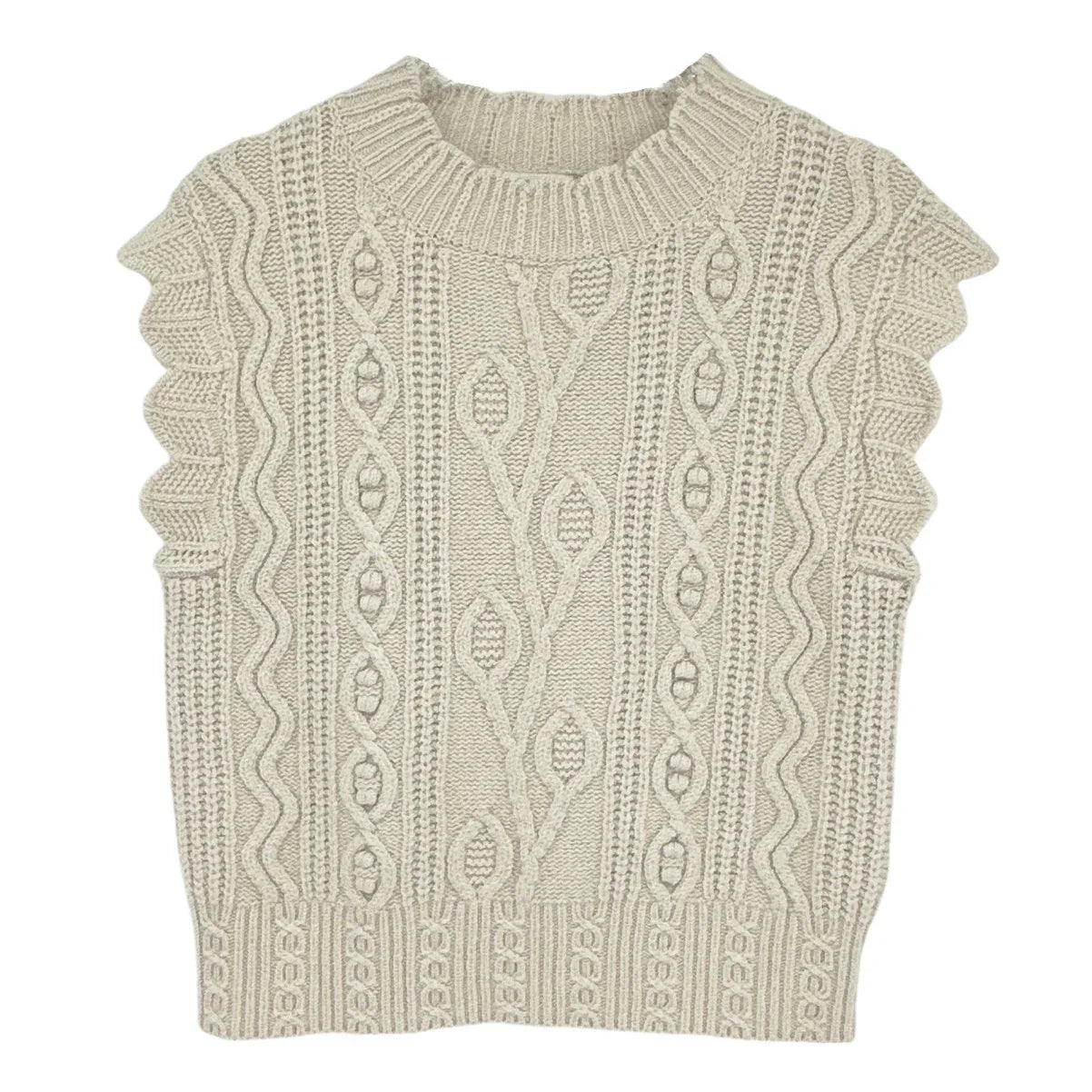 SANDRO Moise Cable Knit Vest XS - flyKAMP