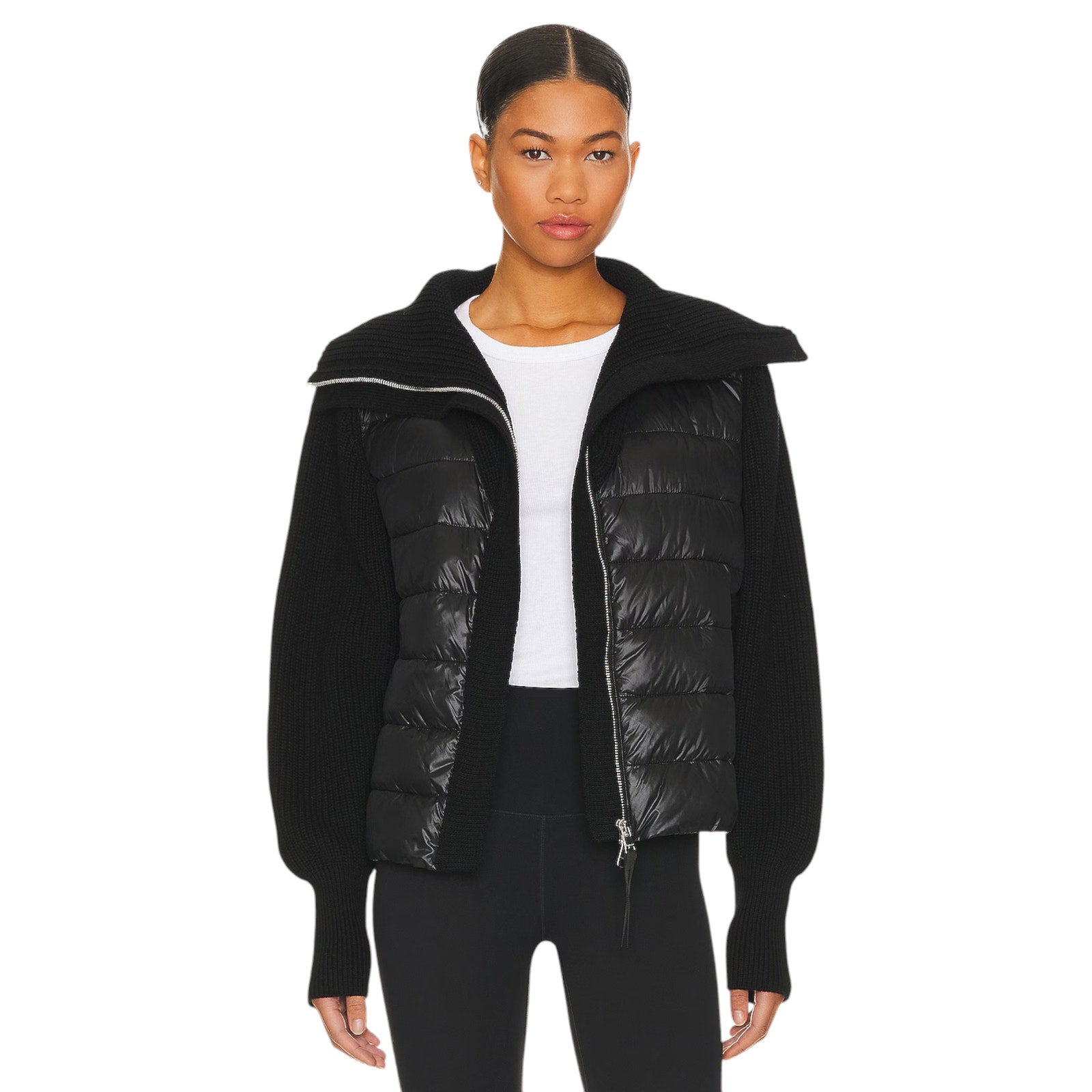 VARLEY Montrose Zip Through Jacket in Black XS Varley
