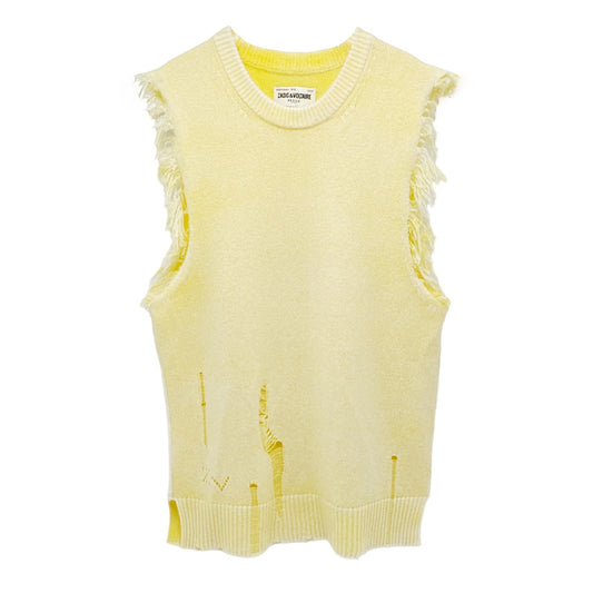 ZADIG & VOLTAIRE Moris C Show Cashmere Sweater Vest XS