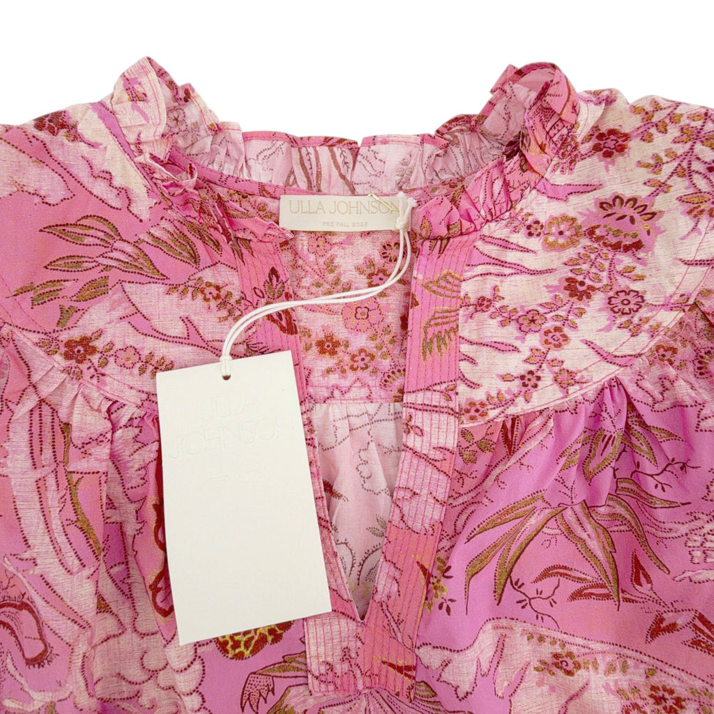 ULLA JOHNSON Lei Top in Camellia 2 Ulla Johnson