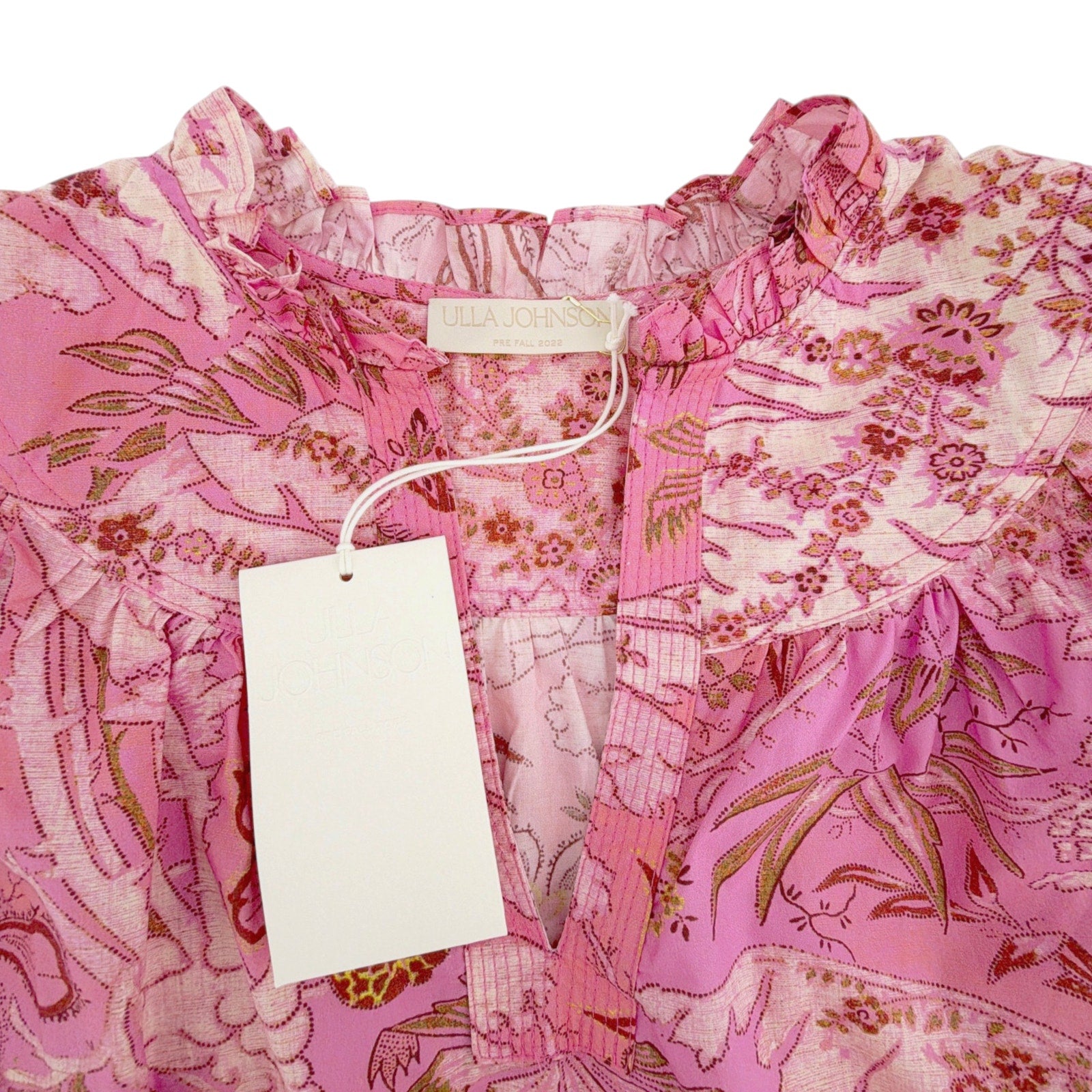 ULLA JOHNSON Lei Top in Camellia 2 Ulla Johnson