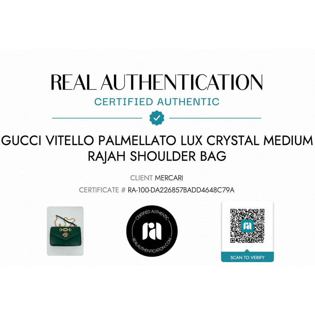 GUCCI Rajah Medium Shoulder Bag in Vintage Green - flyKAMP