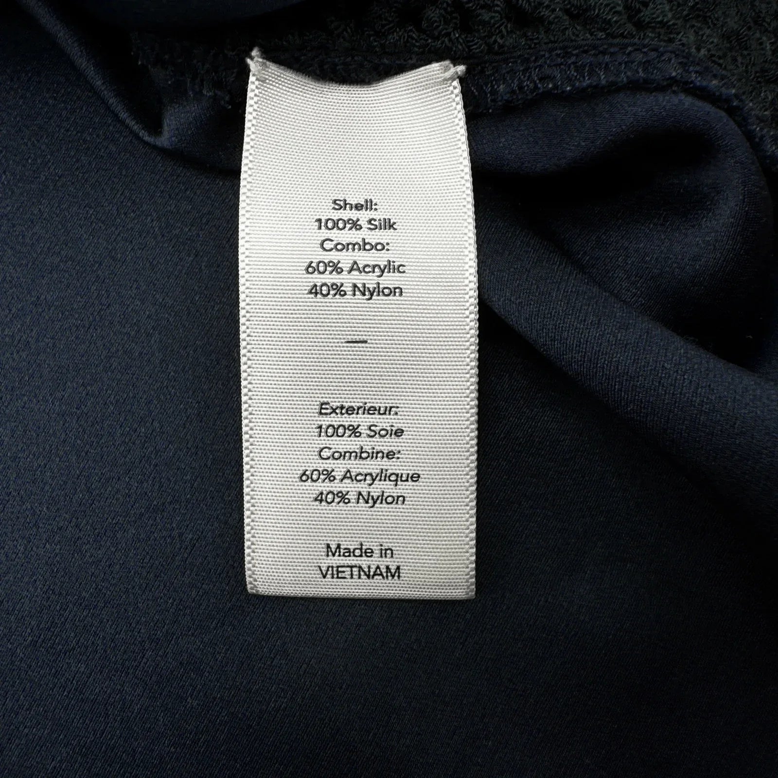 ELIZABETH and JAMES Vivi Crochet Trim Silk Top S - flyKAMP