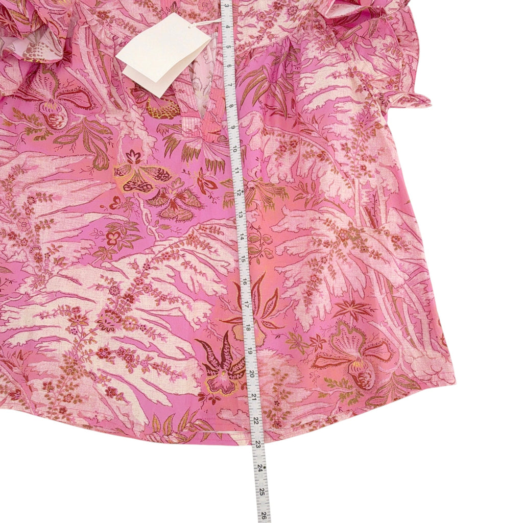 ULLA JOHNSON Lei Top in Camellia 2 Ulla Johnson
