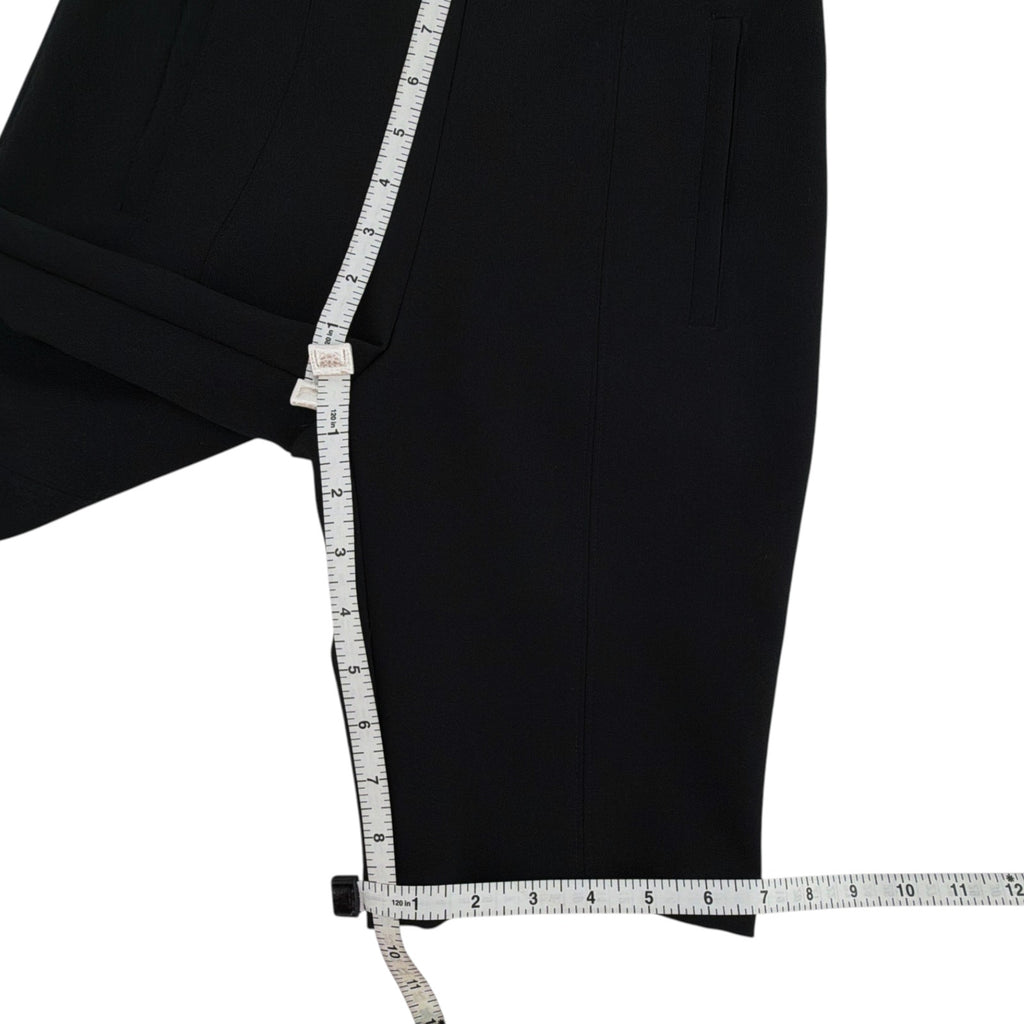 TIBI Anson High Rise Biker Shorts in Black 0 Tibi