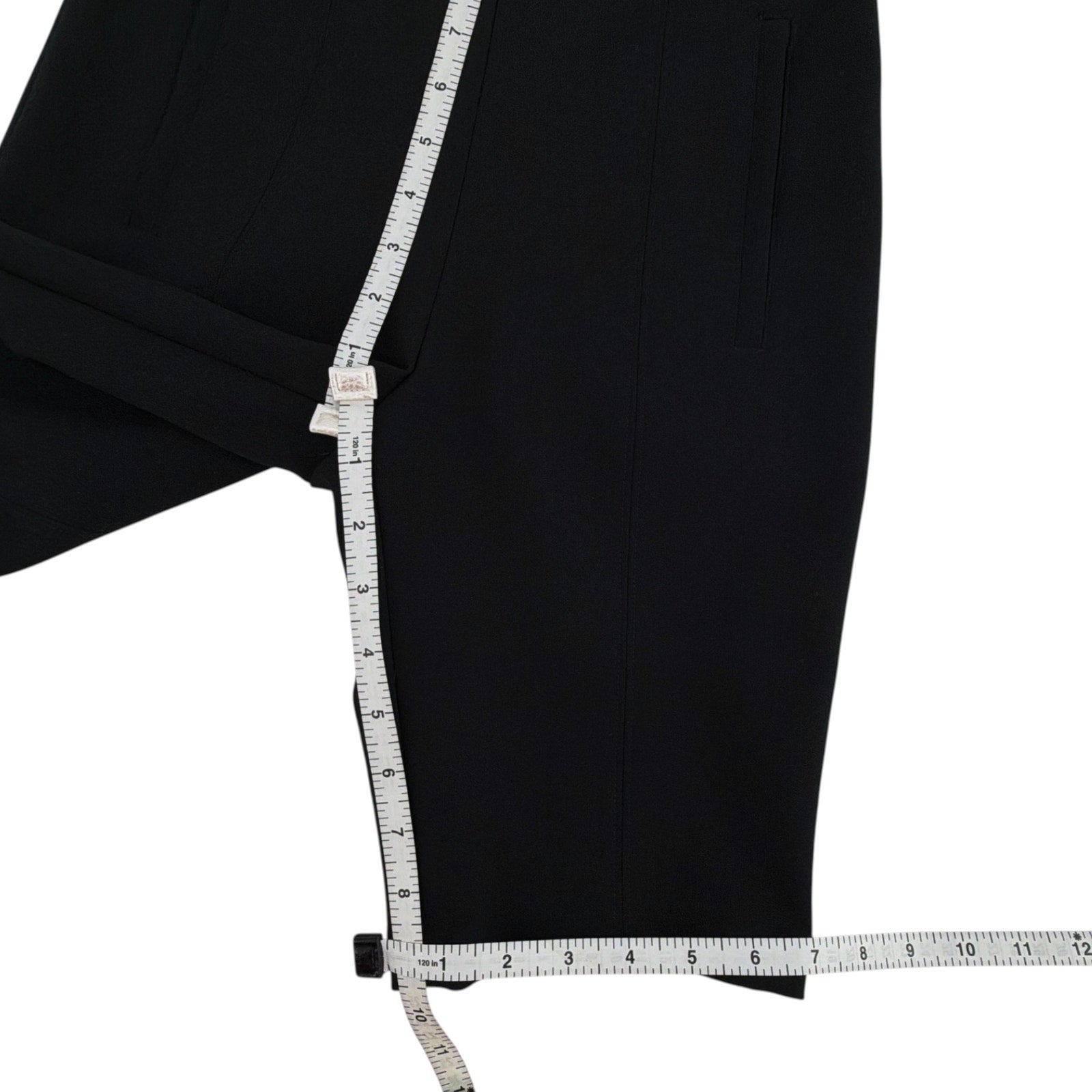 TIBI Anson High Rise Biker Shorts in Black 0 Tibi