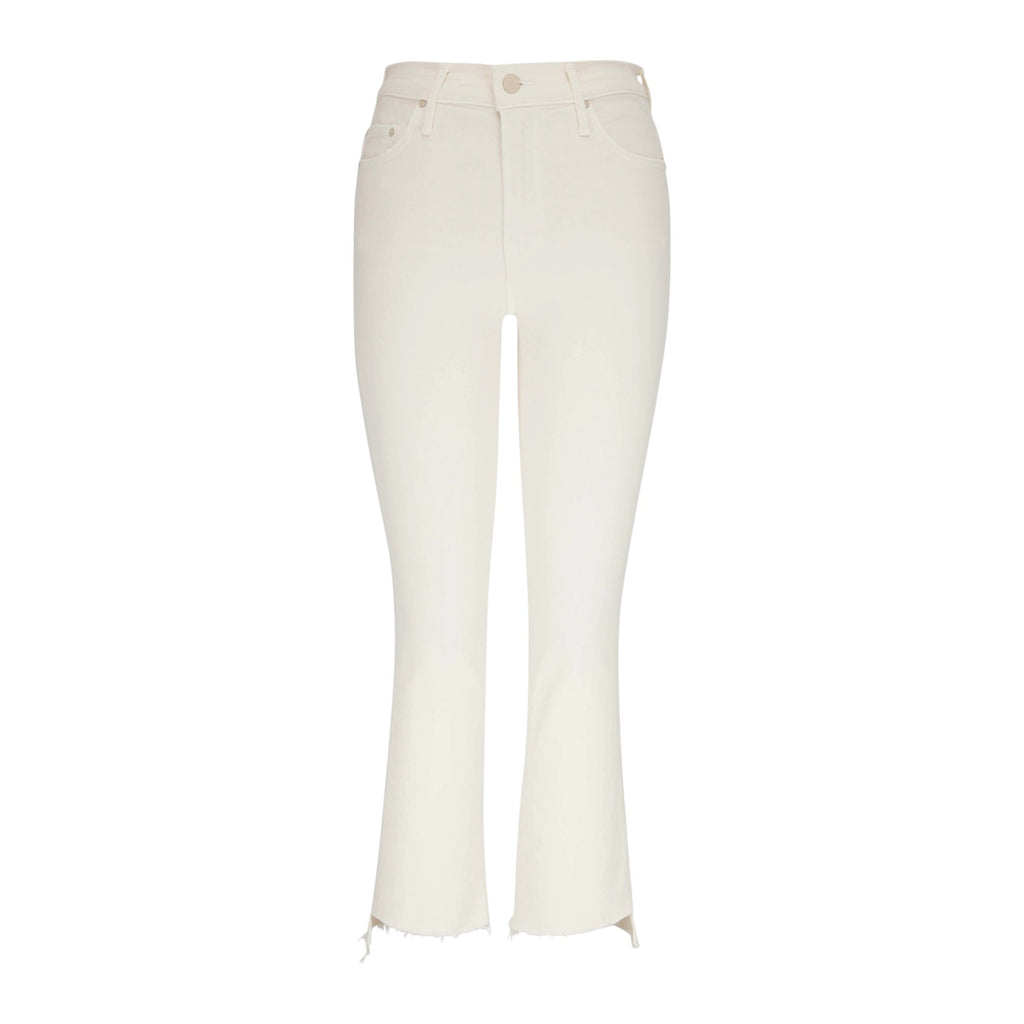 MOTHER The Insider Crop Step Fray in Cream Puffs 24 Mother