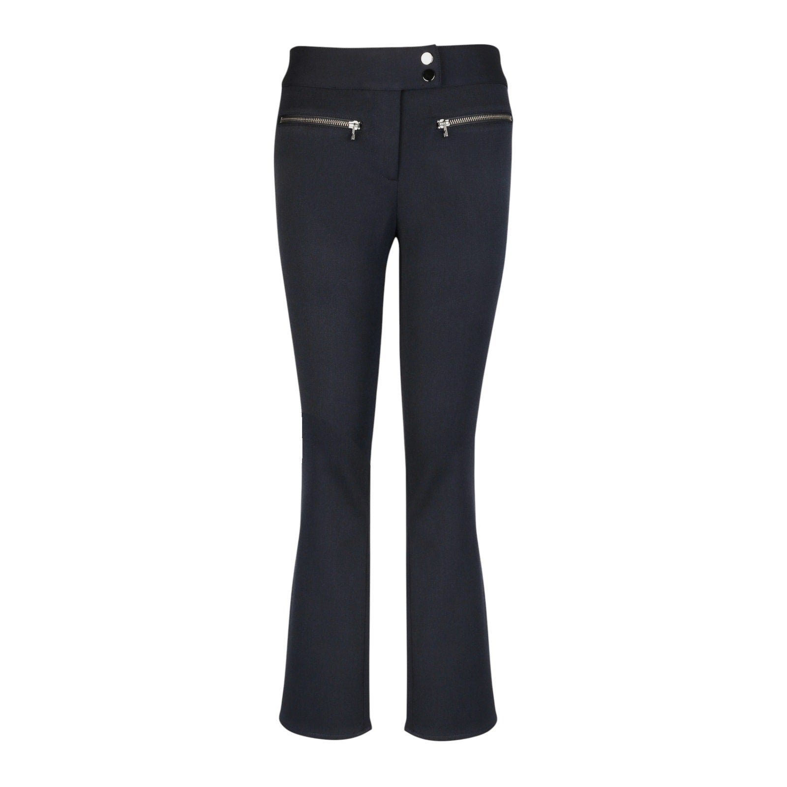 VERONICA BEARD Metro Cropped Kick Flare Pant in Dark Navy 0 Veronica Beard