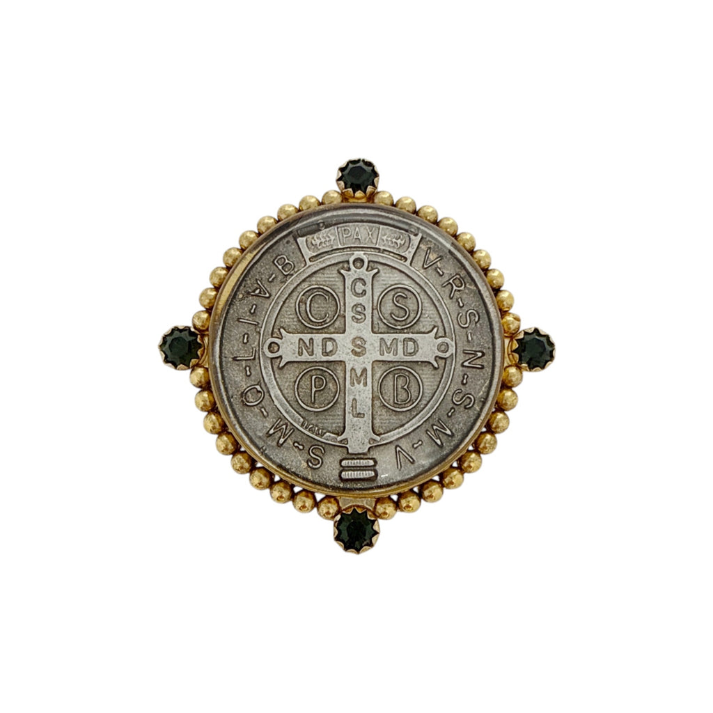 VIRGINS SAINTS & ANGELS VSA Bespoke Grande San Benito Medallion Shamrock Virgins Saints & Angels