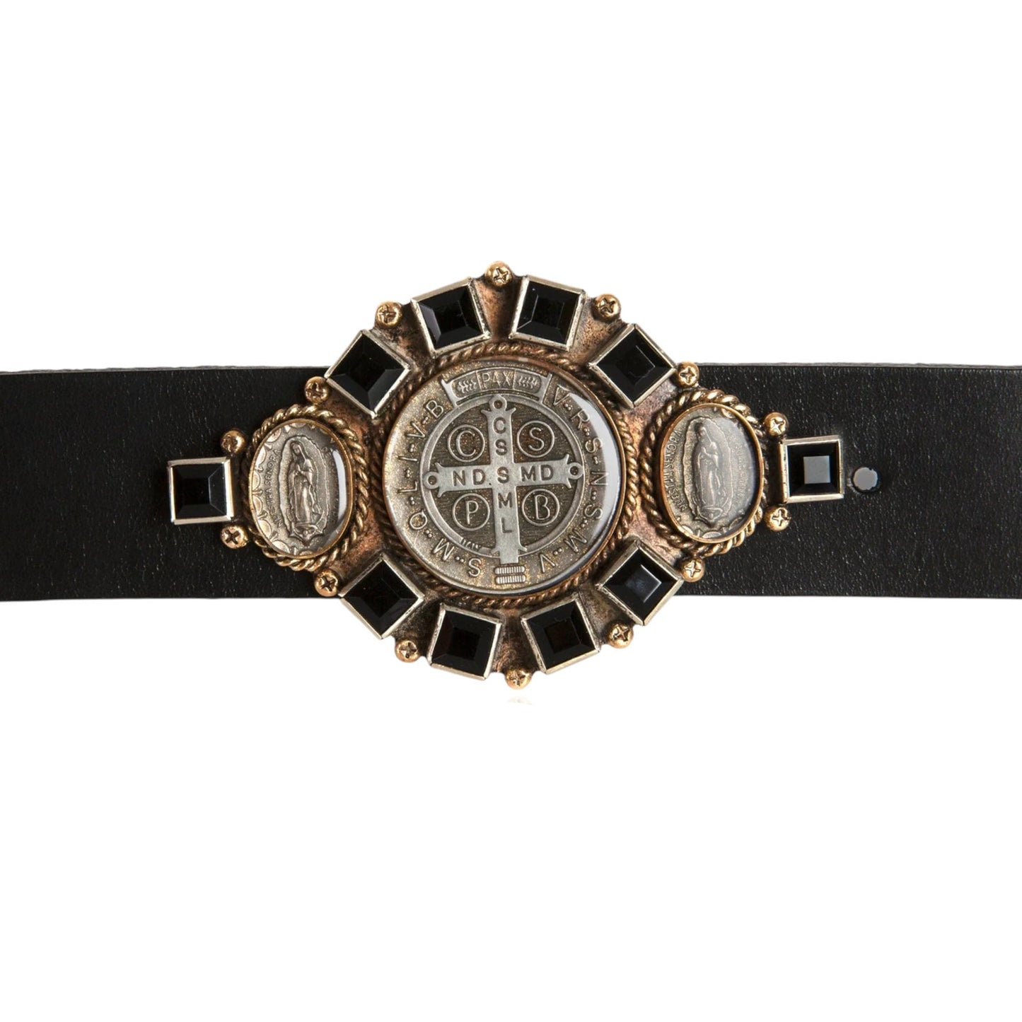 VIRGINS SAINTS & ANGELS VSA San Benito Goddess Buckle - Jet