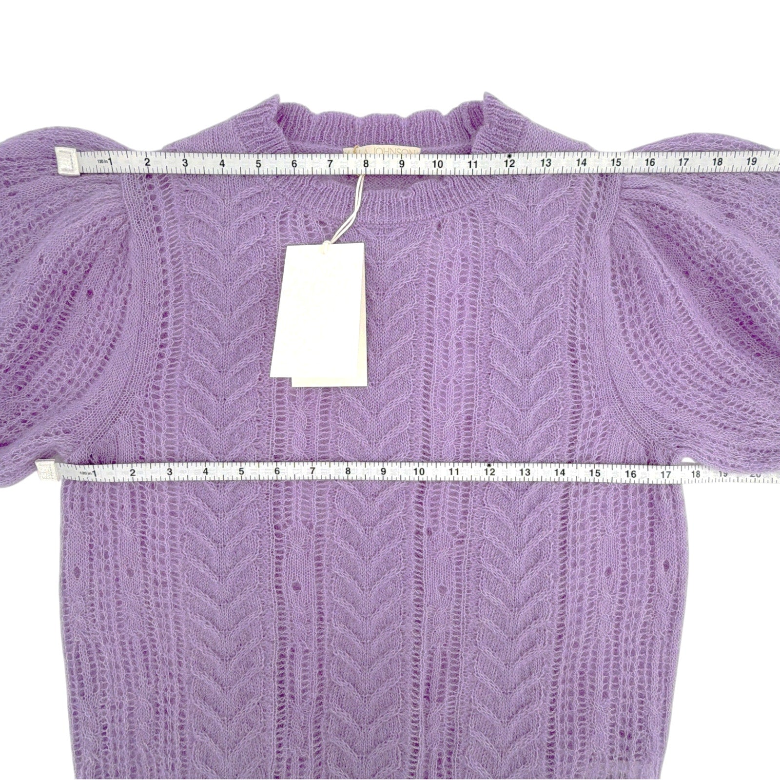 ULLA JOHNSON Mavis Alpaca Top in Lavender S Ulla Johnson