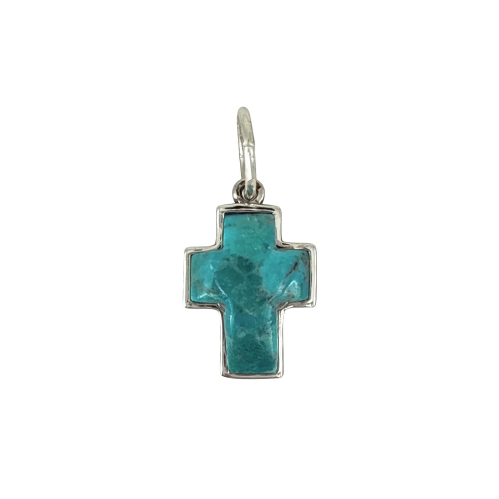 SILPADA Blue Divine Charm Sterling Silver & Turquoise - flyKAMP