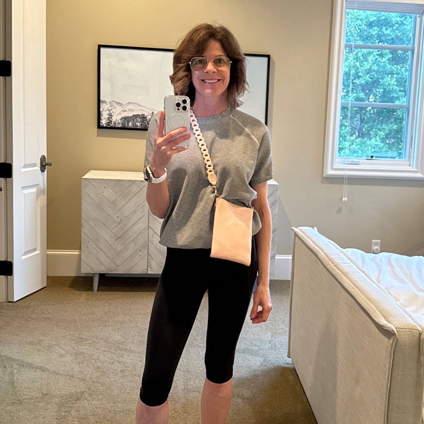 CLARE V. Lauren Supreme Bag in Ballet
