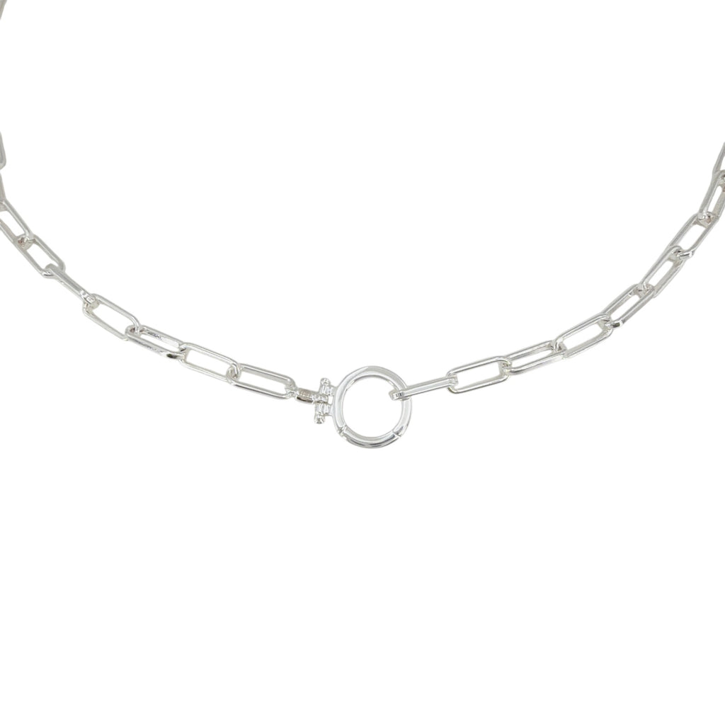 GORJANA Parker Necklace 18" in Silver Gorjana