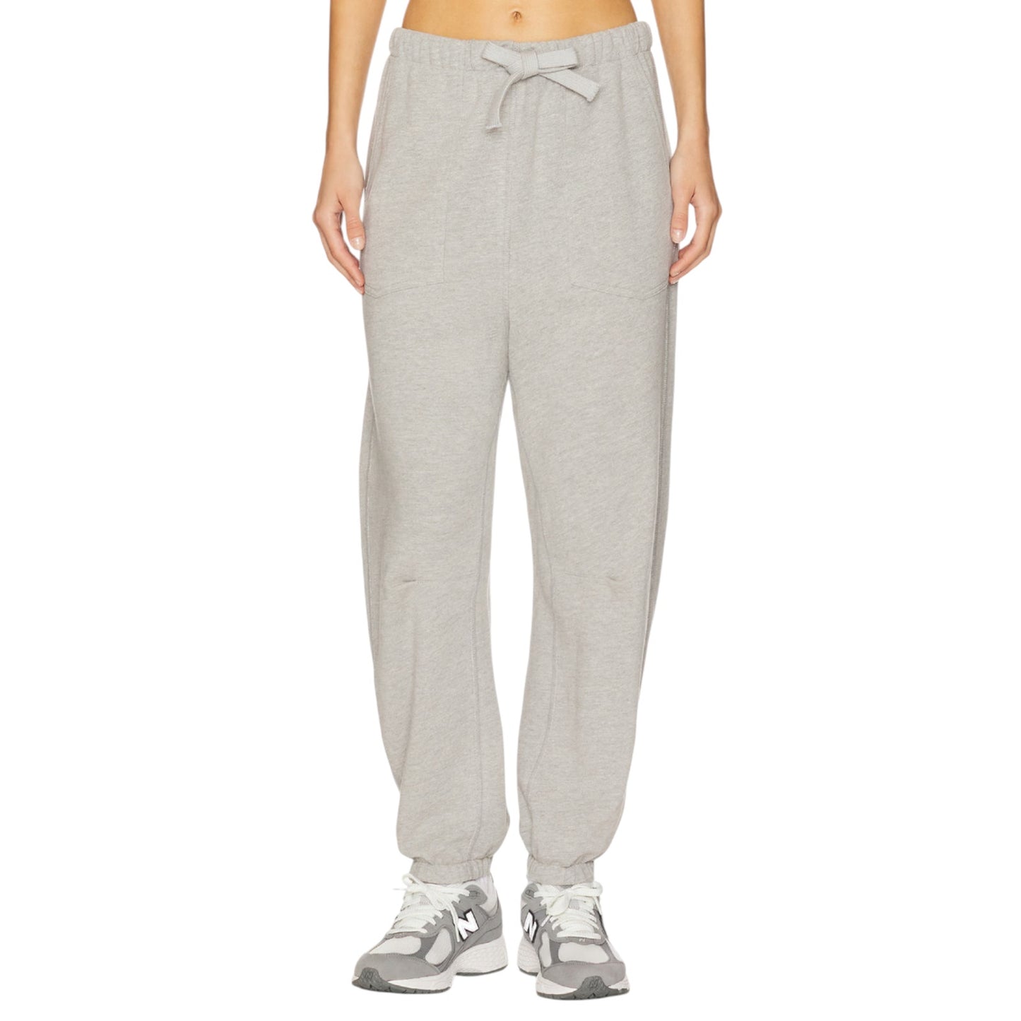 NILI LOTAN Dulce Sweatpant in Heather Grey XS