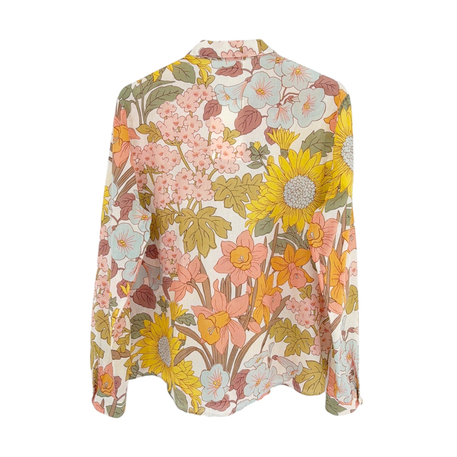 SEZANE Chemise Pierro Shirt in 70's Boho FR40|US8|L Sézane