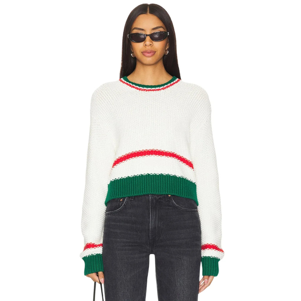 SHOW ME YOUR MUMU Only One Sweater in Festive Stripe XS - flyKAMP