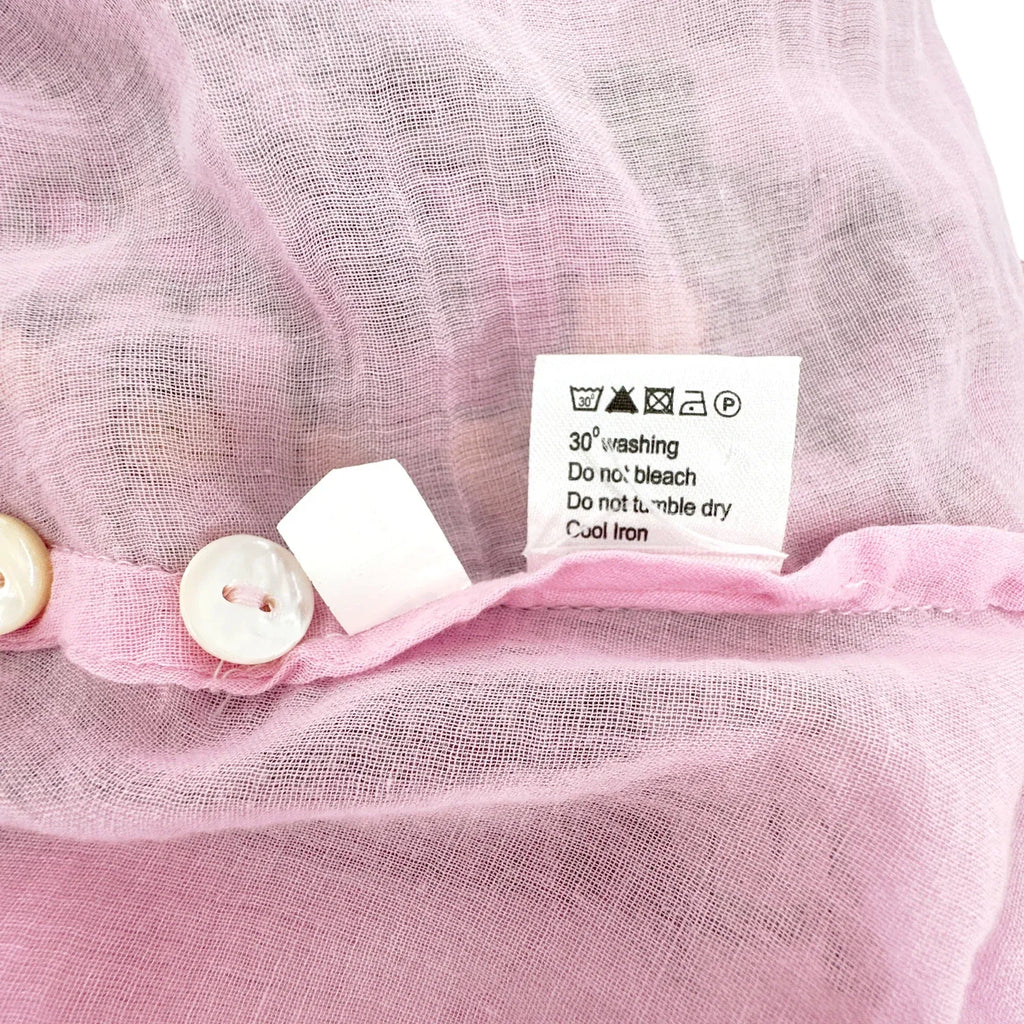 BANJANAN Cotton Poppy Dress in Freyja Flower Lilac Sachet XS - flyKAMP