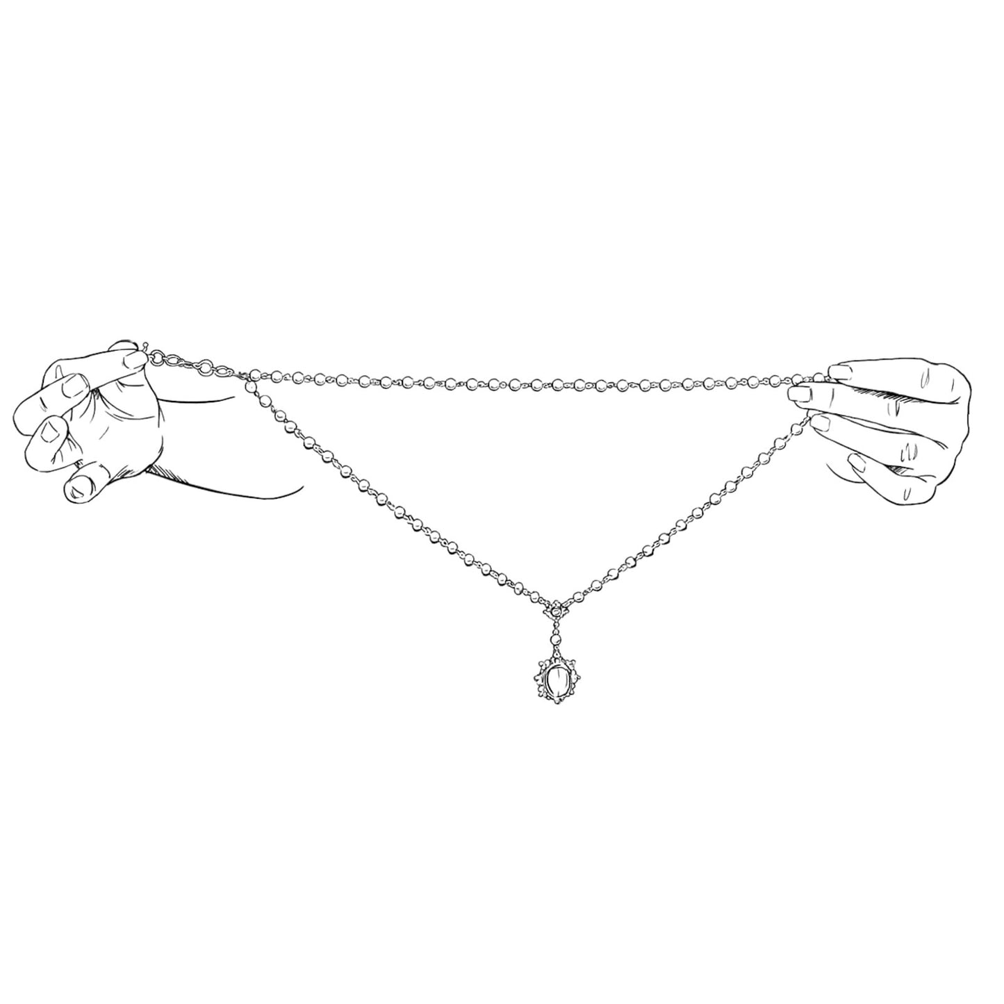 VIRGINS SAINTS & ANGELS VSA Necklace Accessory in Silver