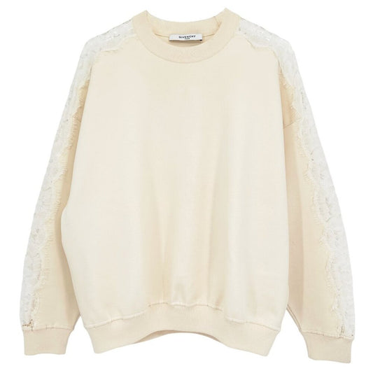 GIVENCHY Lace Insert Sweatshirt S