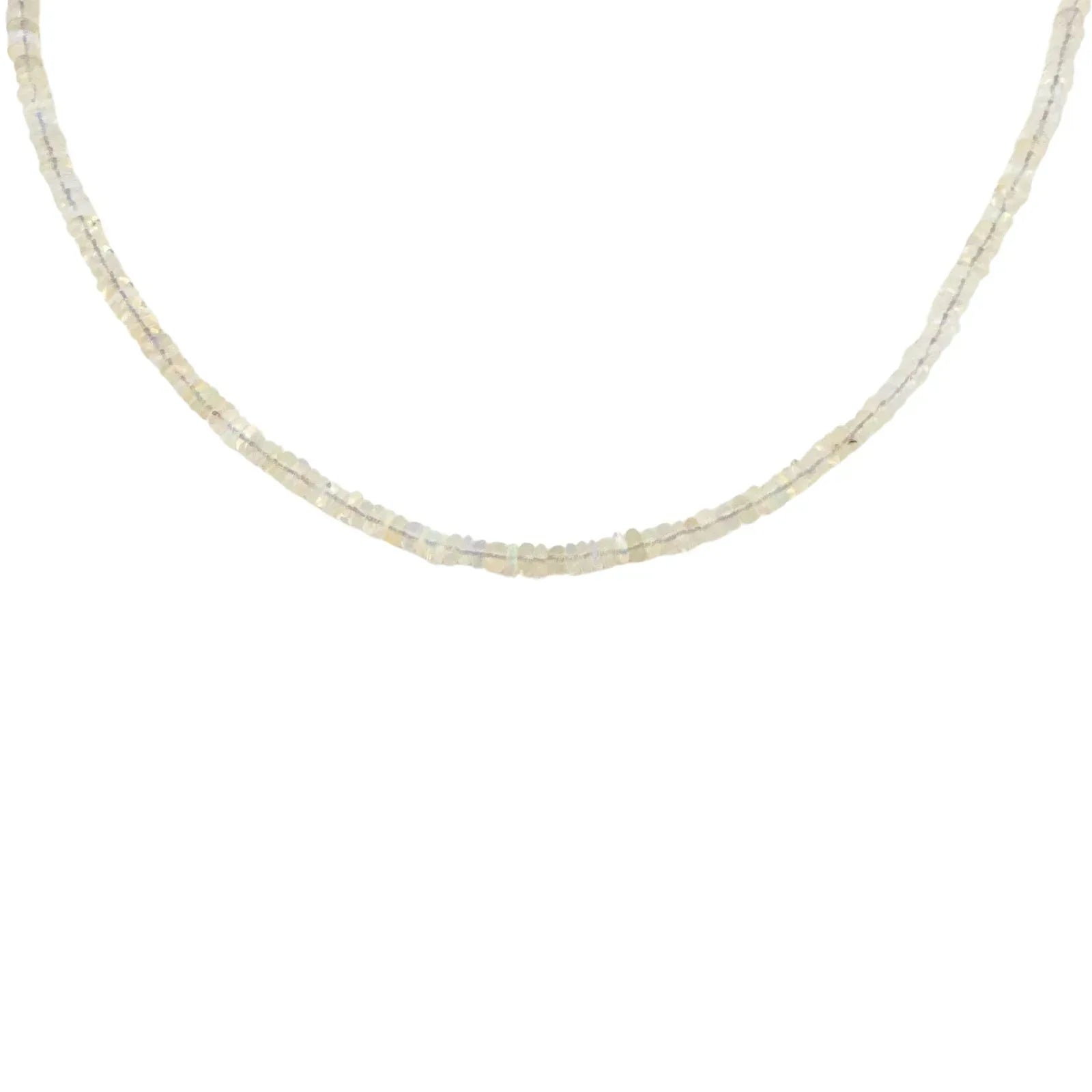 THE SILVER WREN Ethiopian Opal Beaded Necklace - flyKAMP
