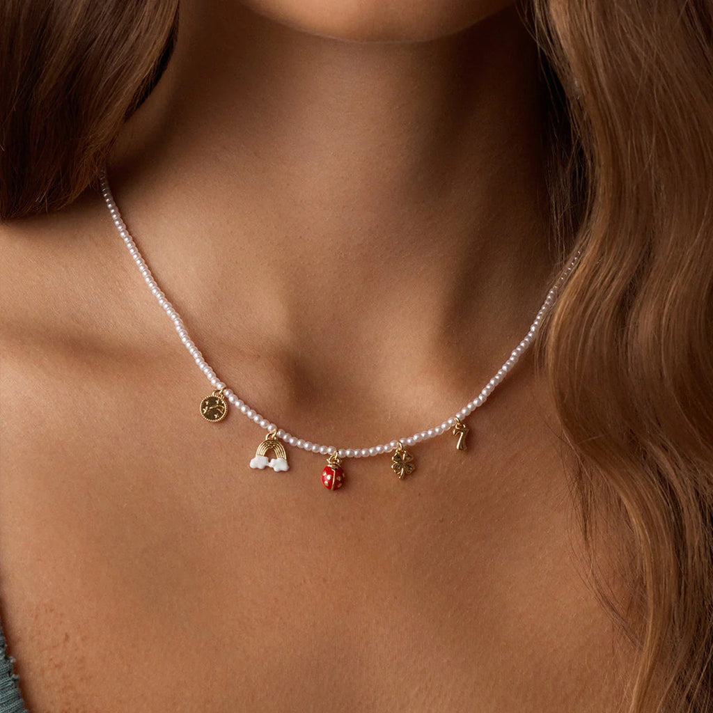 GORJANA Lucky Mini Charm Necklace Gorjana