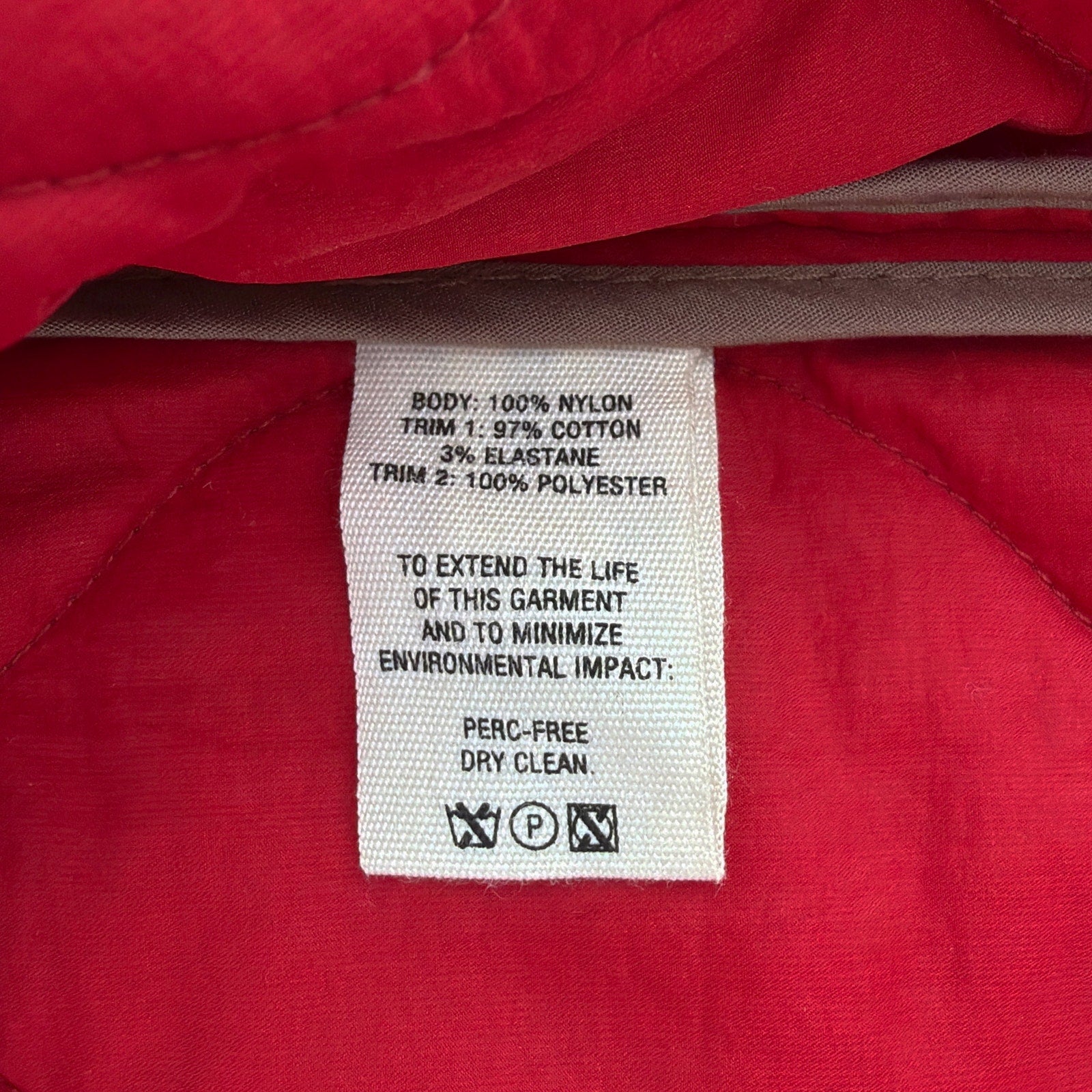 ALEX MILL Wembley Quilted Jacket In Red S Alex Mill