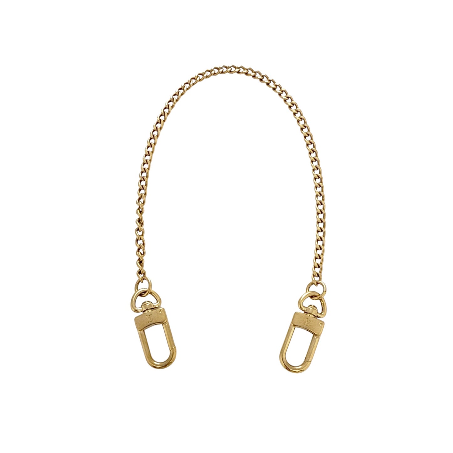 LOUIS VUITTON Chain Strap in Gold