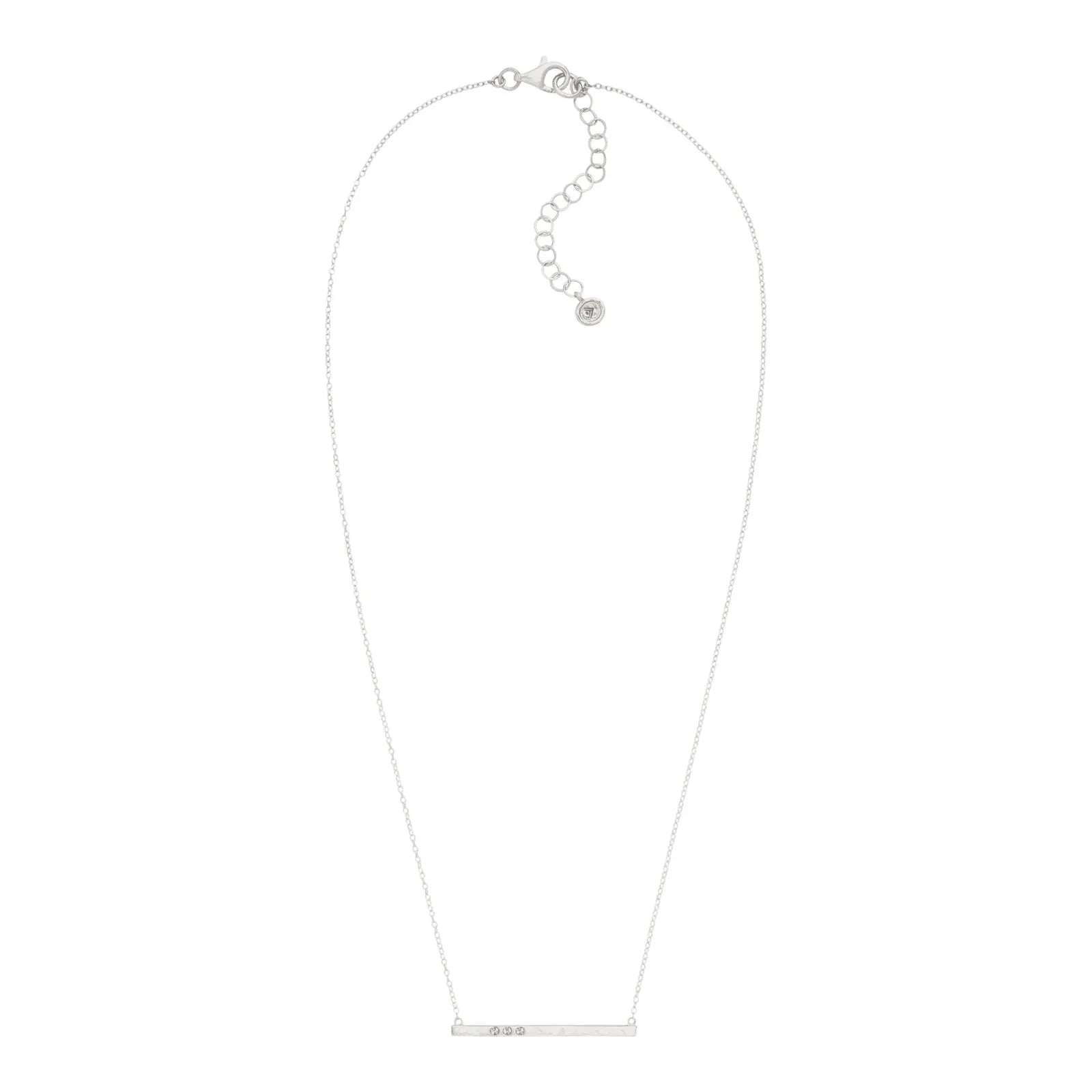 SILPADA Dotted Line Pendant Necklace in Sterling Silver - flyKAMP