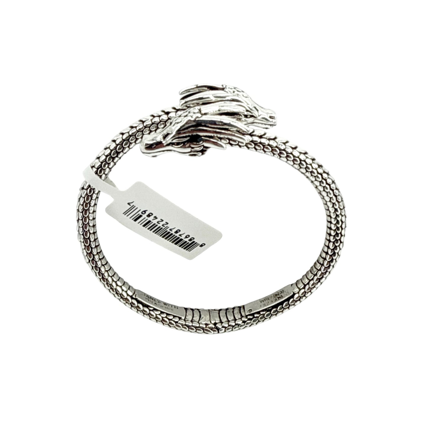 ALEX+ANI House of the Dragon™ Cuff Bracelet in Antiqued Silver