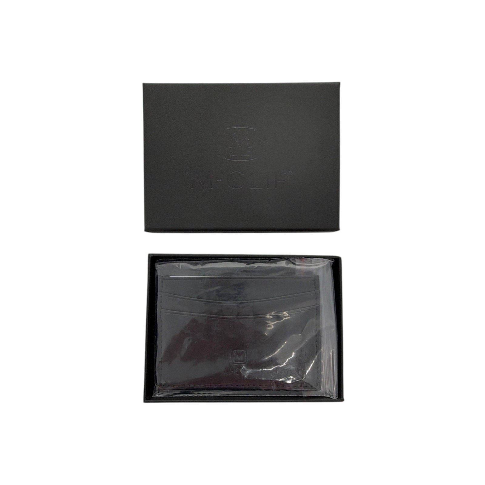 M-CLIP Leather RFID Case Horizontal in Black M-Clip