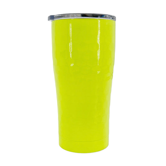 SIC Cup 20 oz Neon Yellow Dimpled Golf