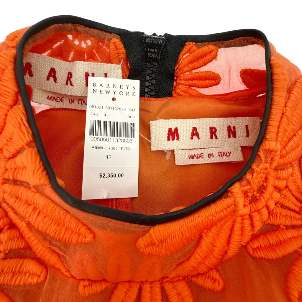 MARNI Floral Silk Dress IT42|US6|S - flyKAMP