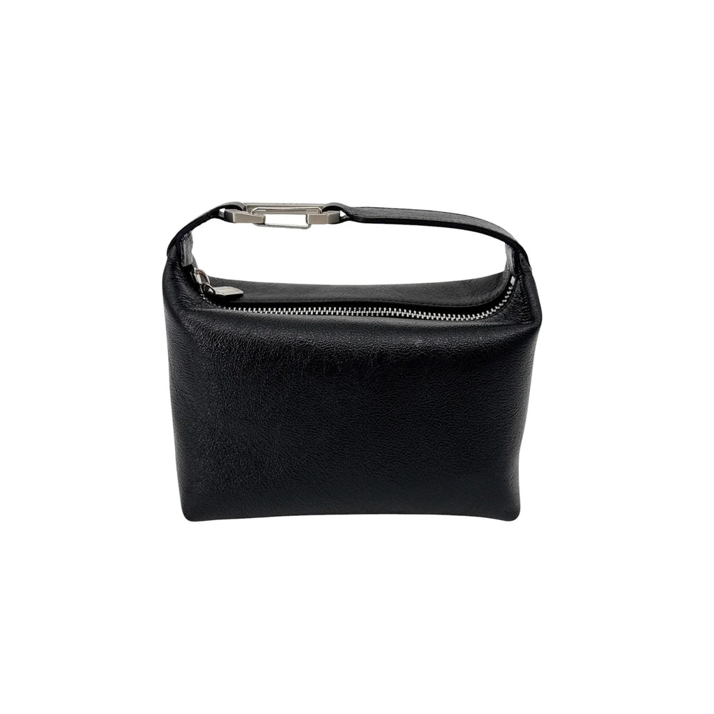 EERA Moon Bag Laminated Leather in Black - flyKAMP