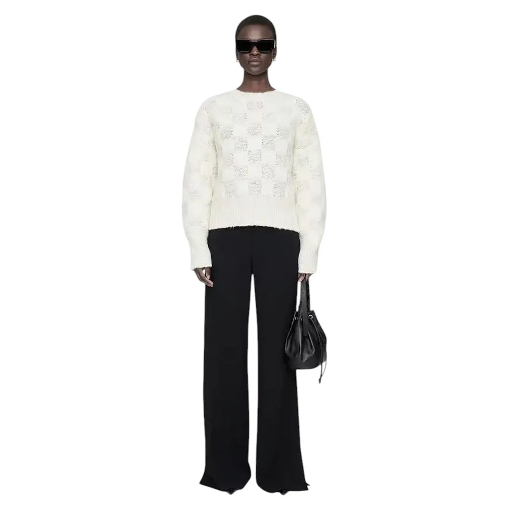 ANINE BING Bennett Sweater in Ivory XS - flyKAMP