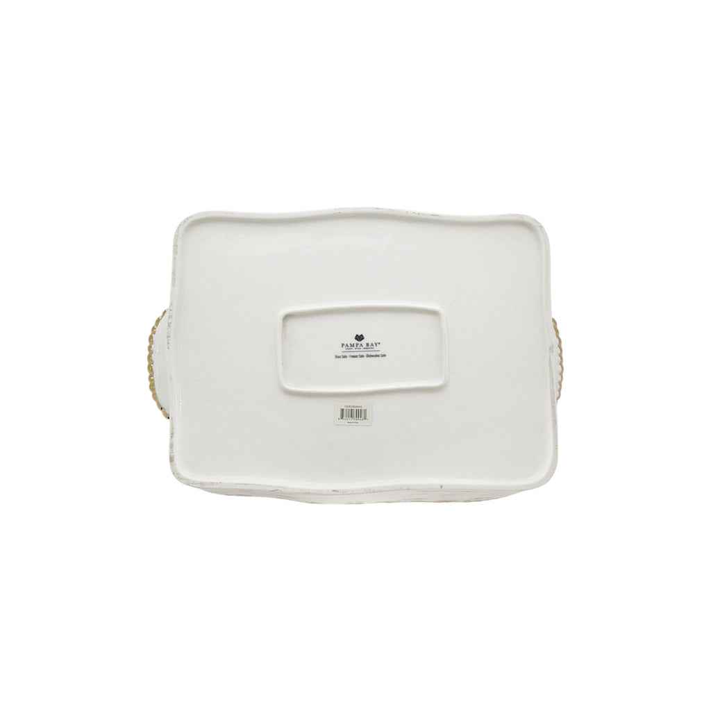 PAMPA BAY Golden Salerno 11" X 9" Rectangular Baking Dish Pampa Bay
