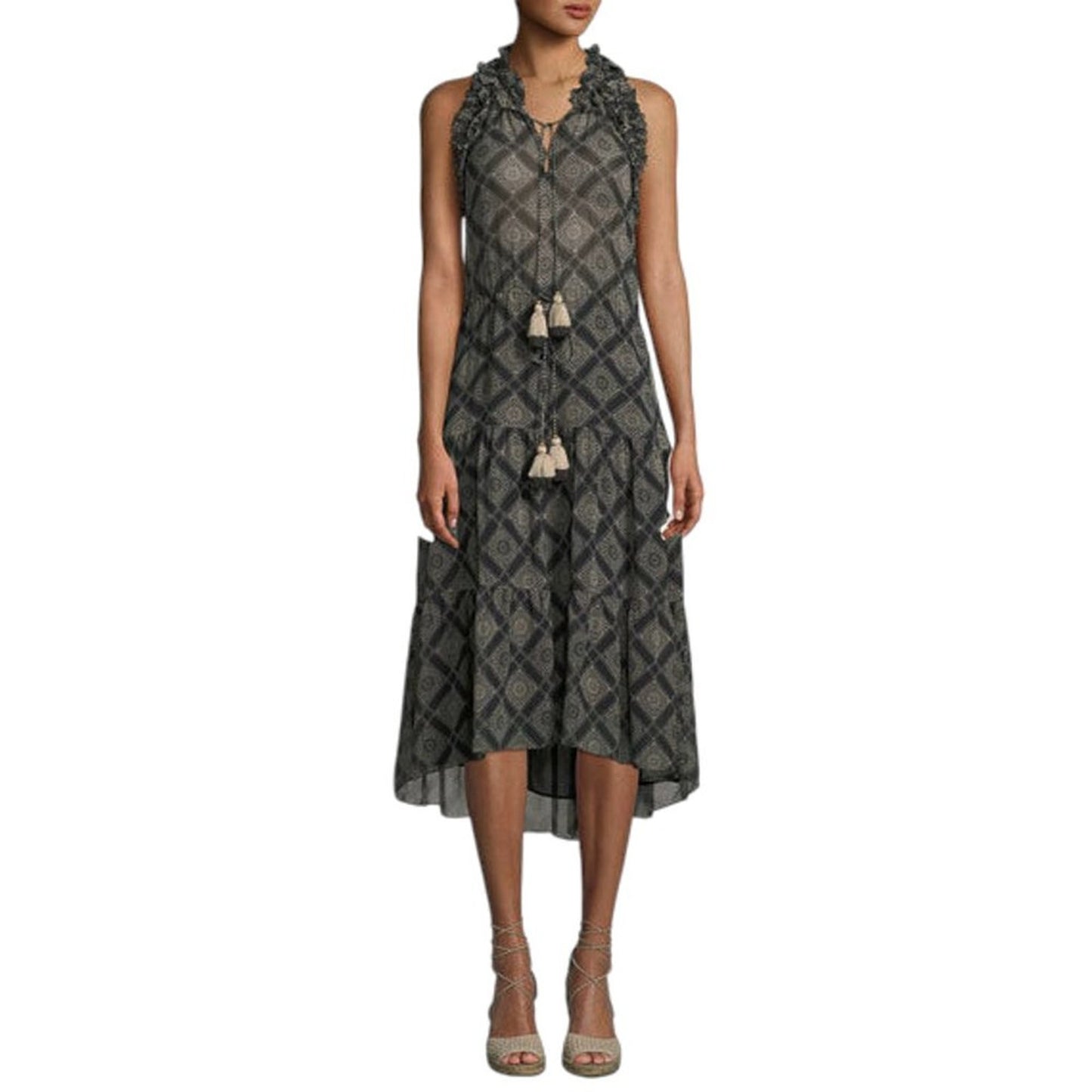 FIGUE Gabriella Silk Dress XS